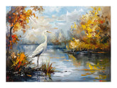 Bird Landscape Canvas Print