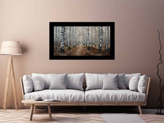 Birch Grey Tree Knife Canvas Artwork