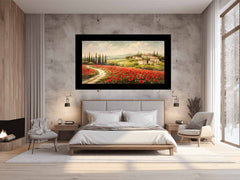 Field of Poppies Canvas Painting