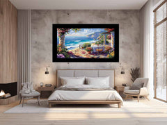 Outdoor Dining Canvas Print