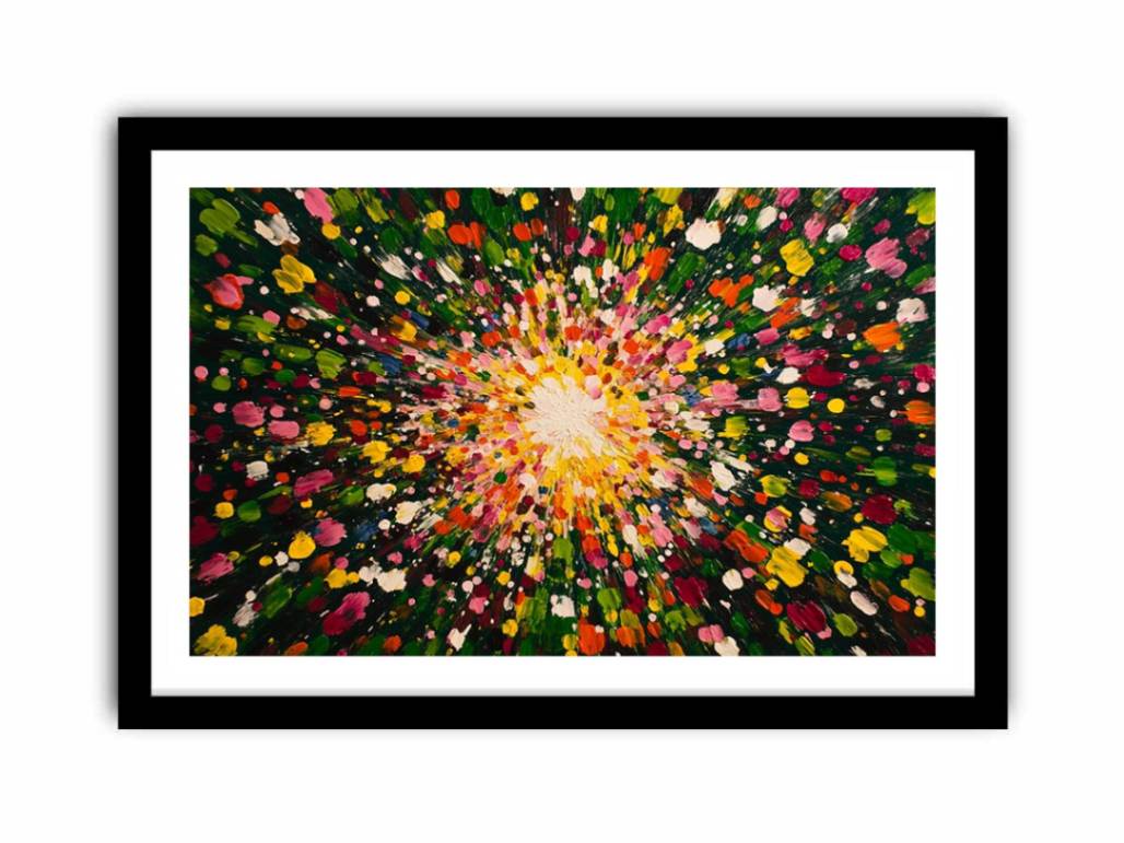 Array Petals Abstract Painting  canvas print