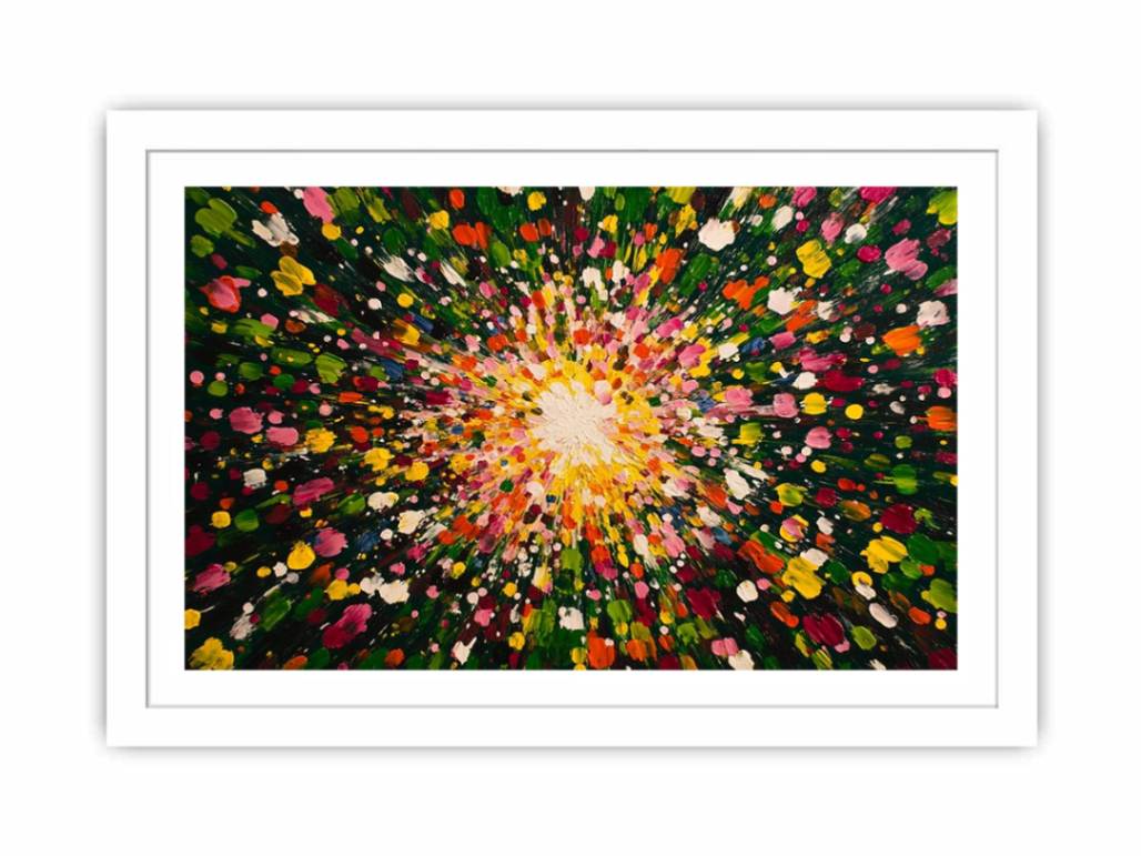 Array Petals Abstract Painting Art Print