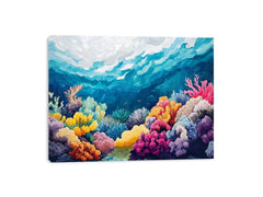 Beautiful Underwater Sea Coral reef Painting