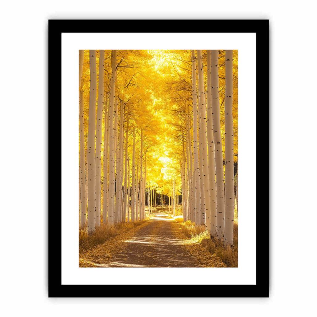 Autumn Reverie Trees Painting  canvas print