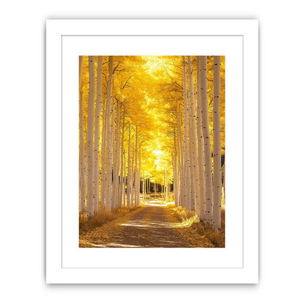 Autumn Reverie Trees Painting Art Print
