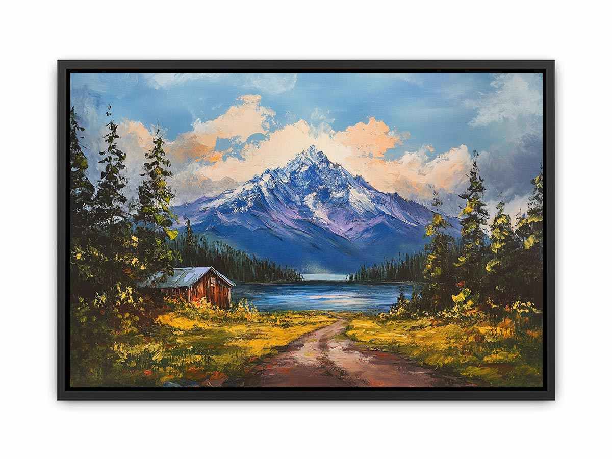 Beautiful Mountain Lake Painting