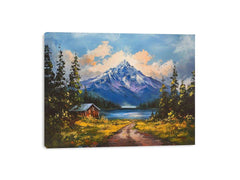Beautiful Mountain Lake Painting