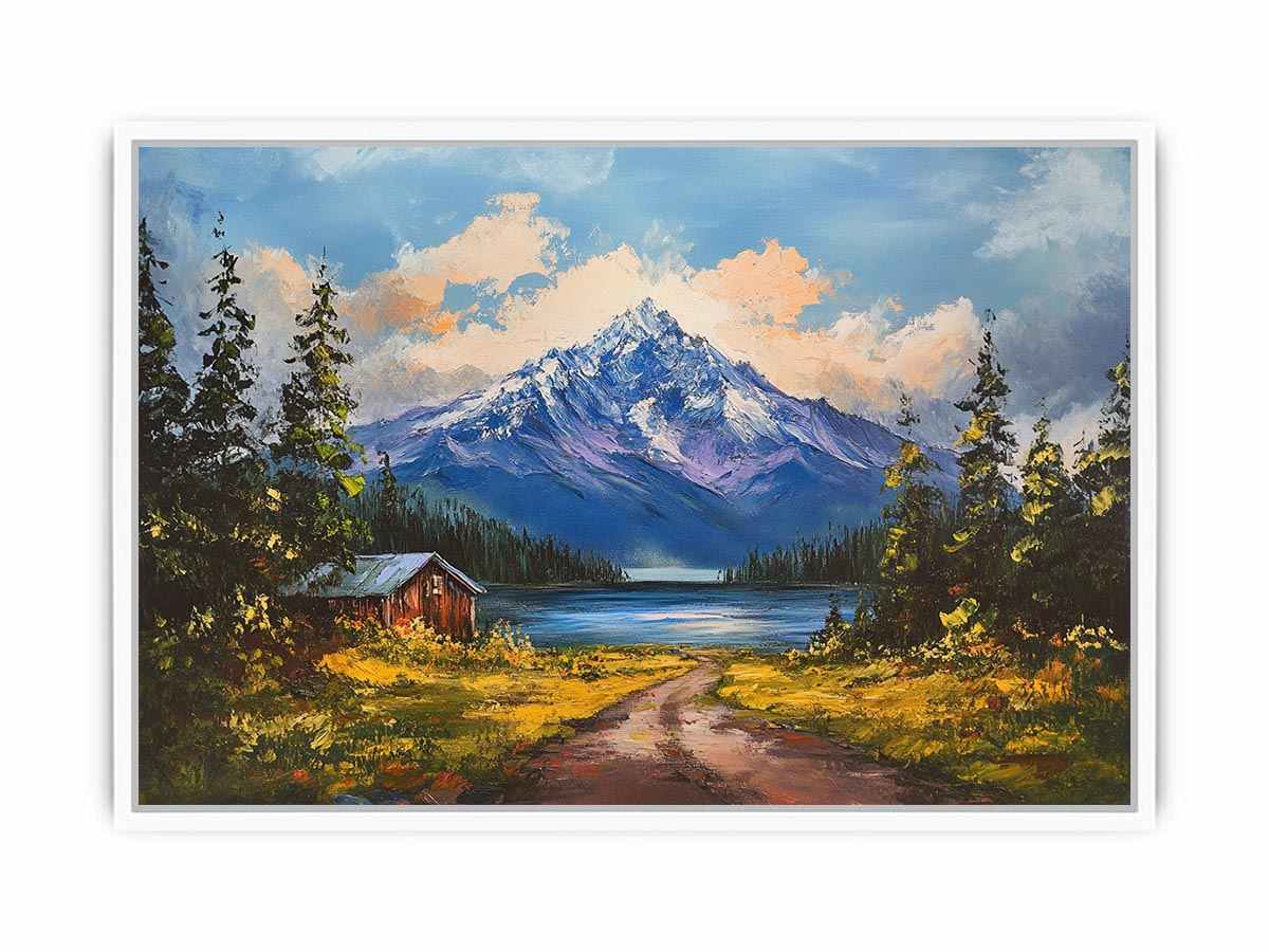 Beautiful Mountain Lake Painting