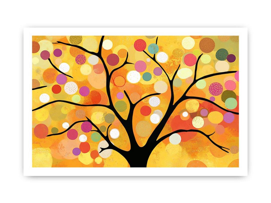 Beautiful Forest Path Fall Painting Painting