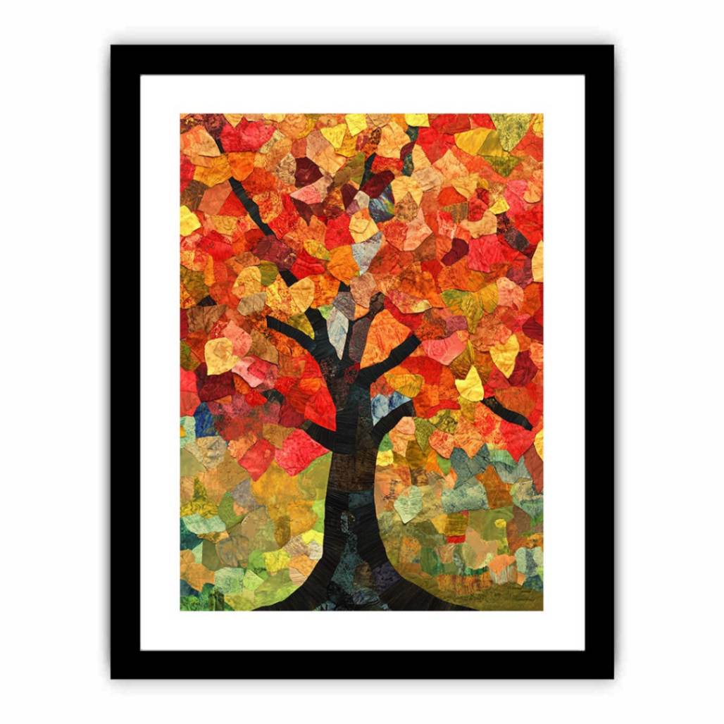 Beautioful river Landscape forest Painting  canvas print