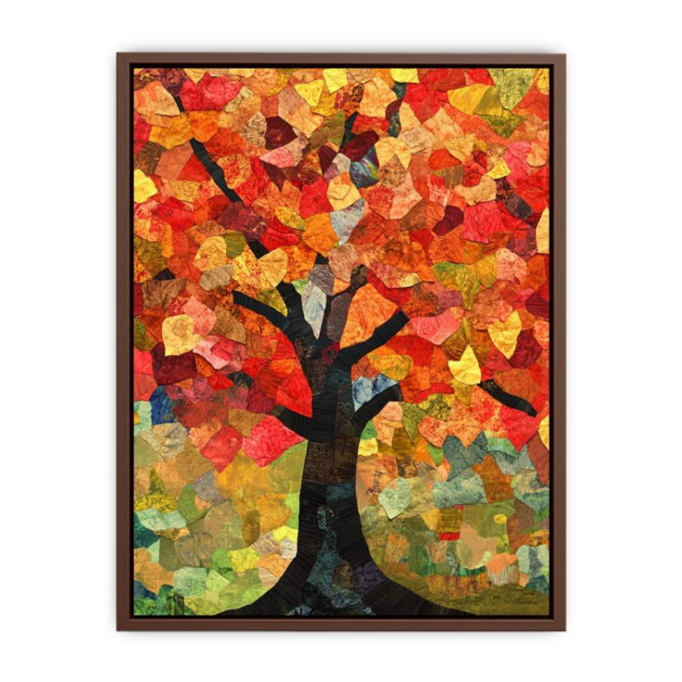 Beautioful river Landscape forest Painting