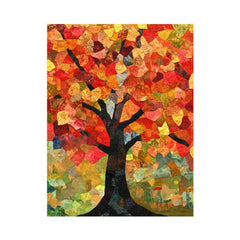 Beautioful river Landscape forest Painting