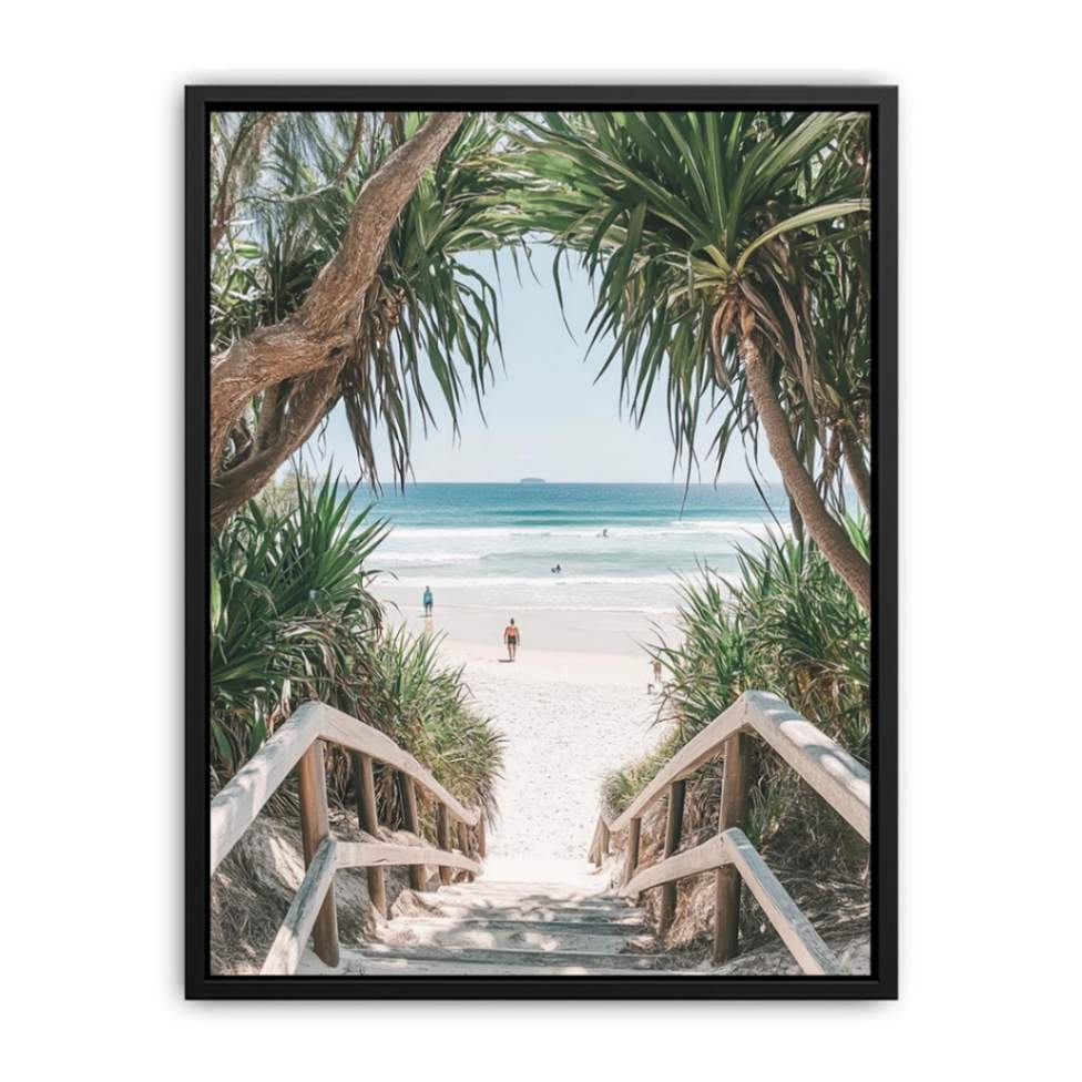 Beach Path Photography Art Print