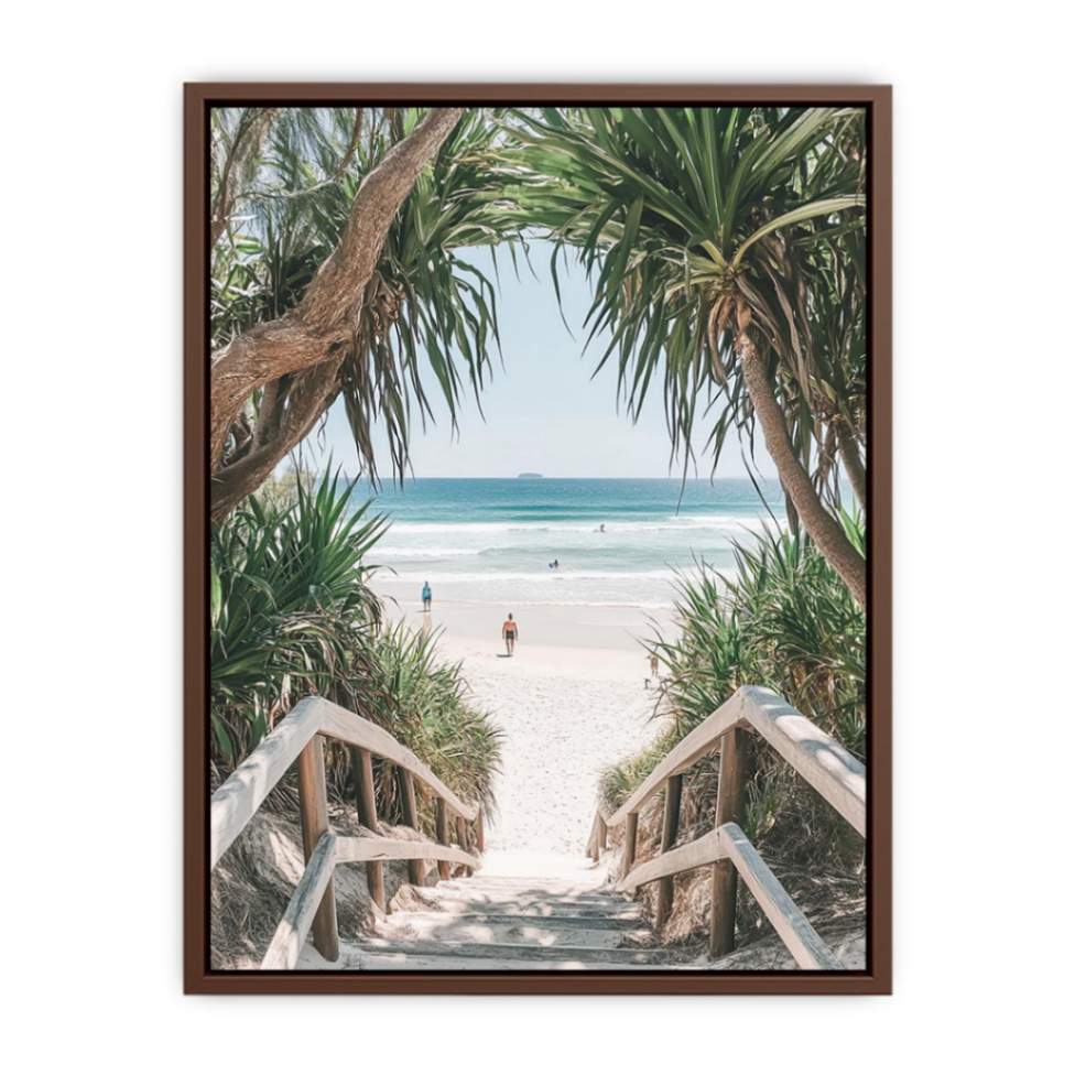 Beach Path Photography Art Print