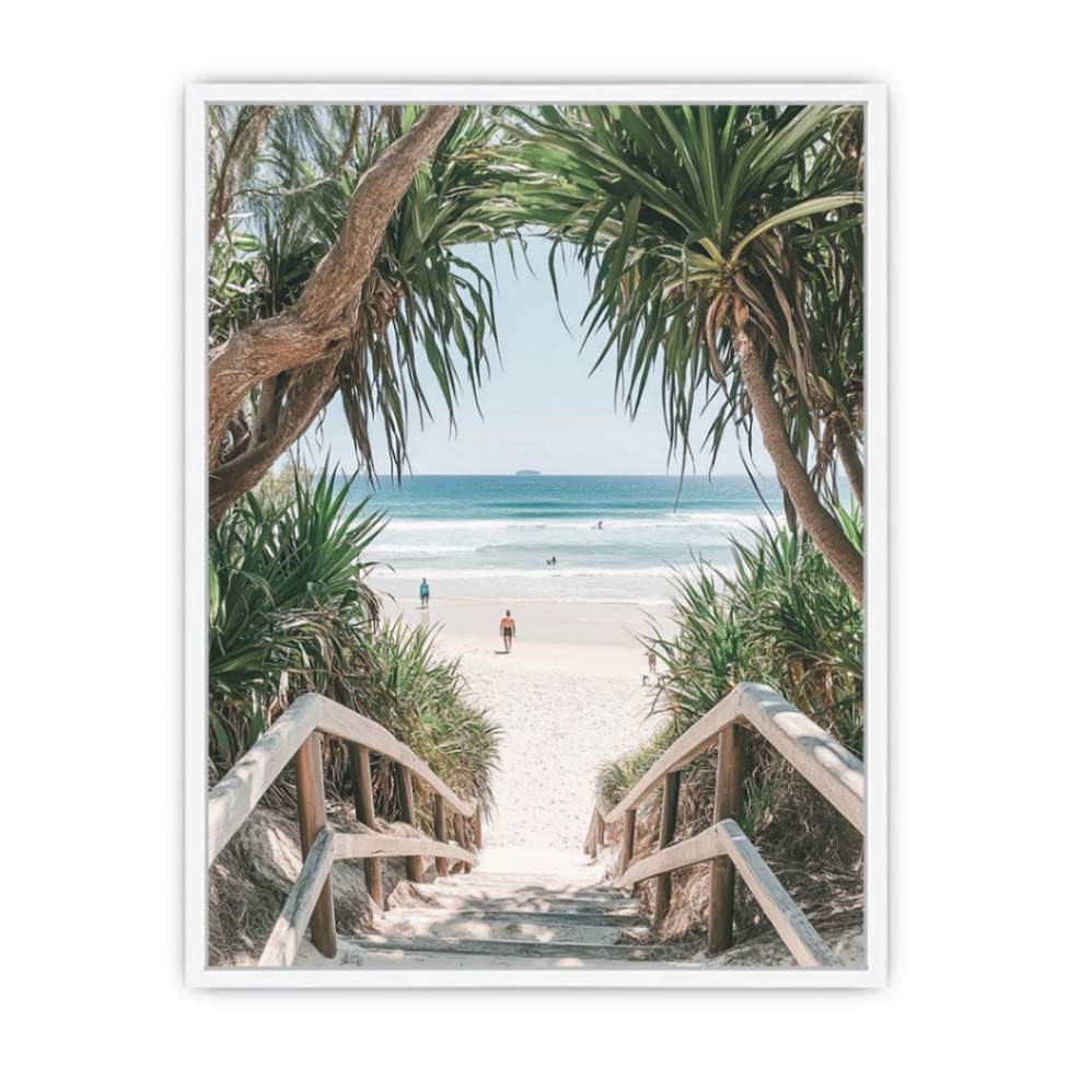Beach Path Photography Art Print