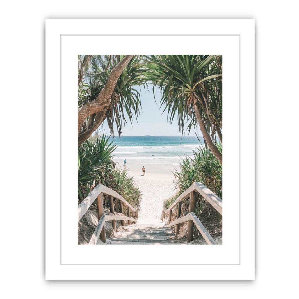 Beach Path Photography Art Print Art Print