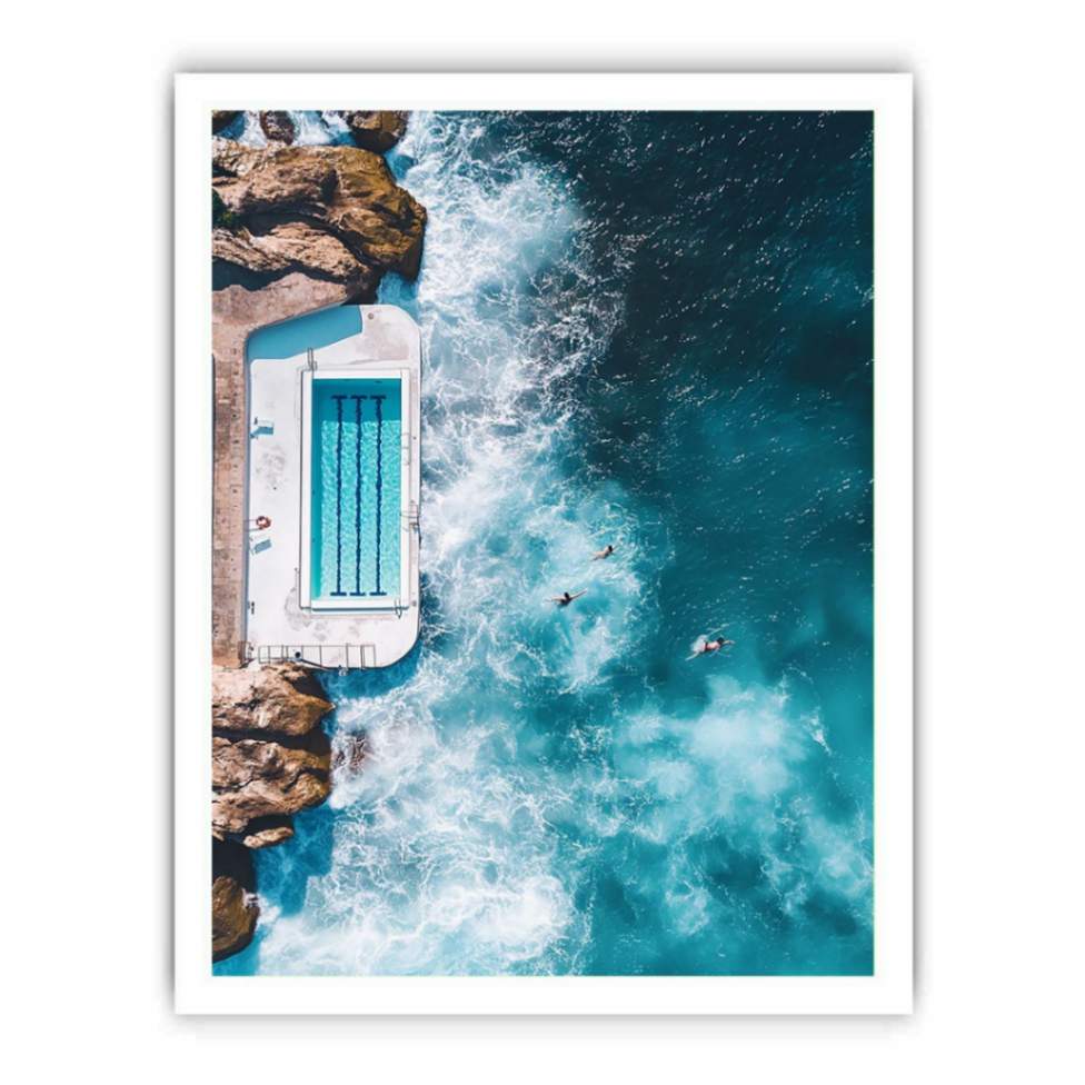 Beach Pool Beach Painting Painting