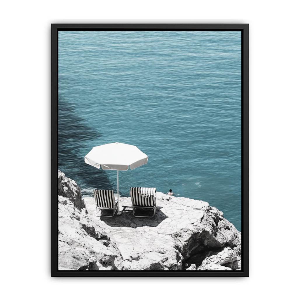 Beach Chairs Photography Art Print