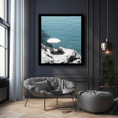 Beach Chairs Photography Art Print