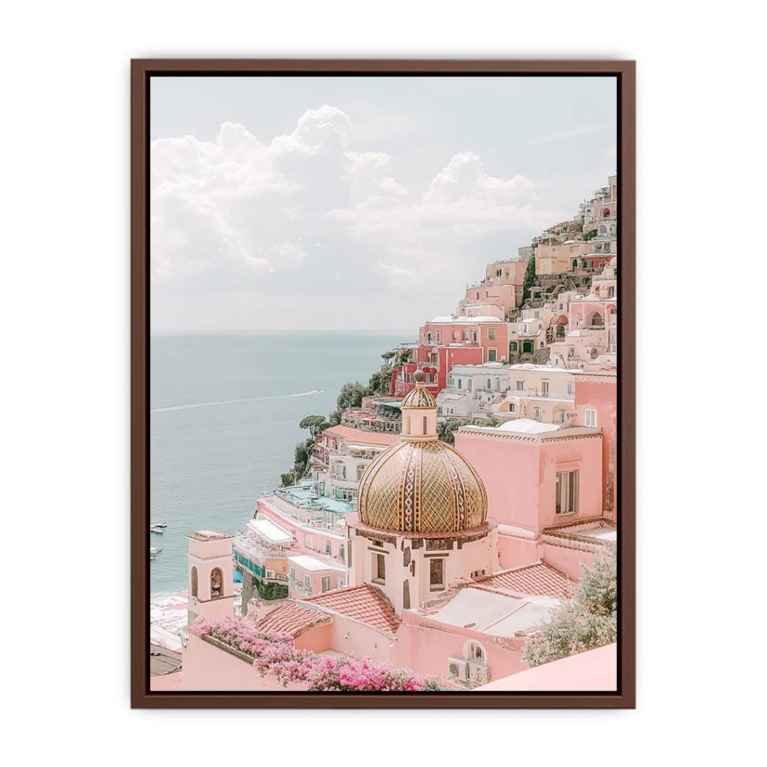 Beachscape Santorini Photography Art Print