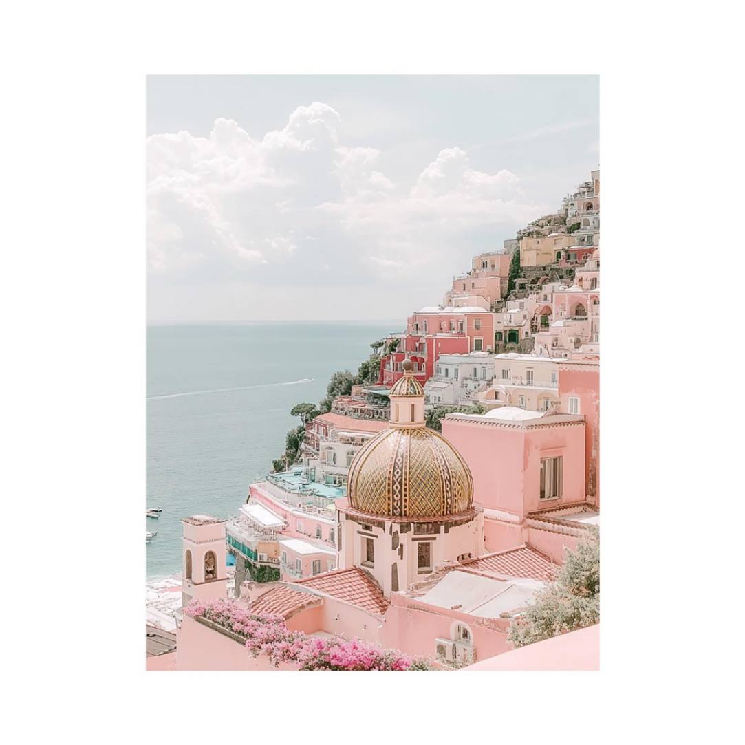 Beachscape Santorini Photography Art Print