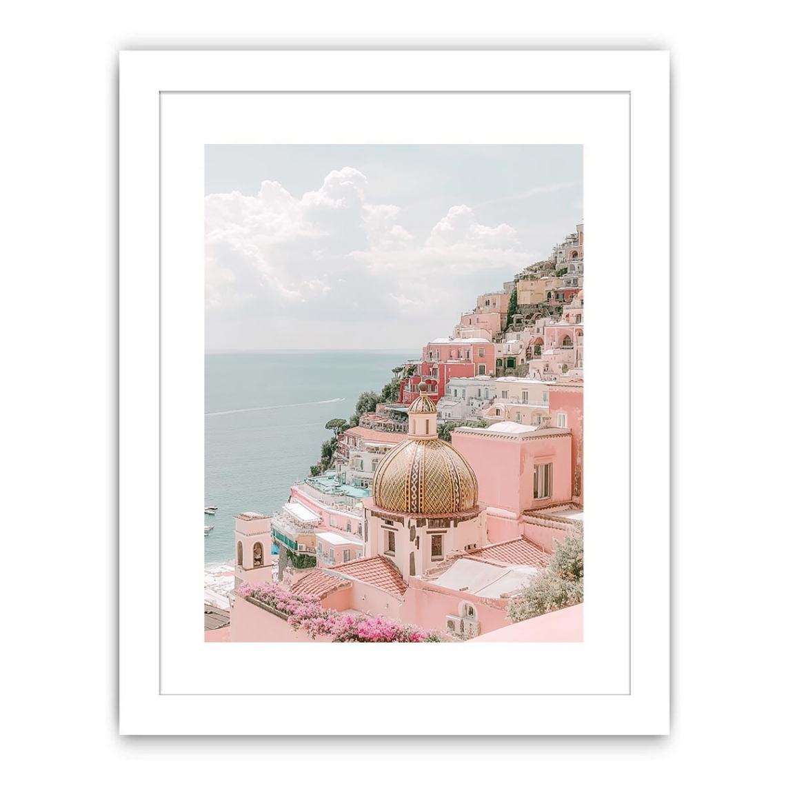 Beachscape Santorini Photography Art Print Art Print