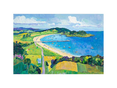 Beautiful Blue beach Painting