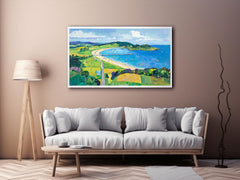 Beautiful Blue beach Painting