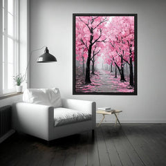 Cherry Blossom  Trees Painting