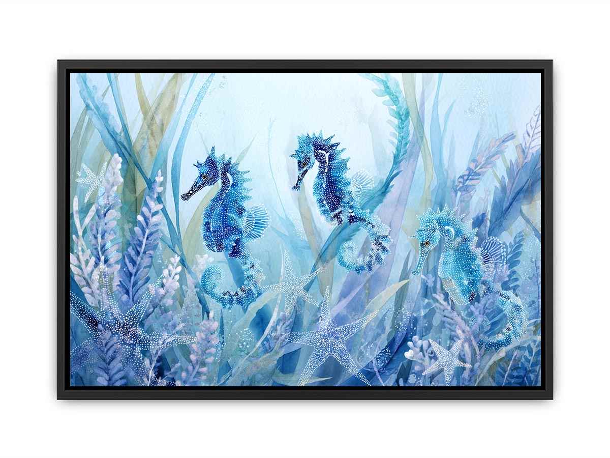 Seahorses Painting