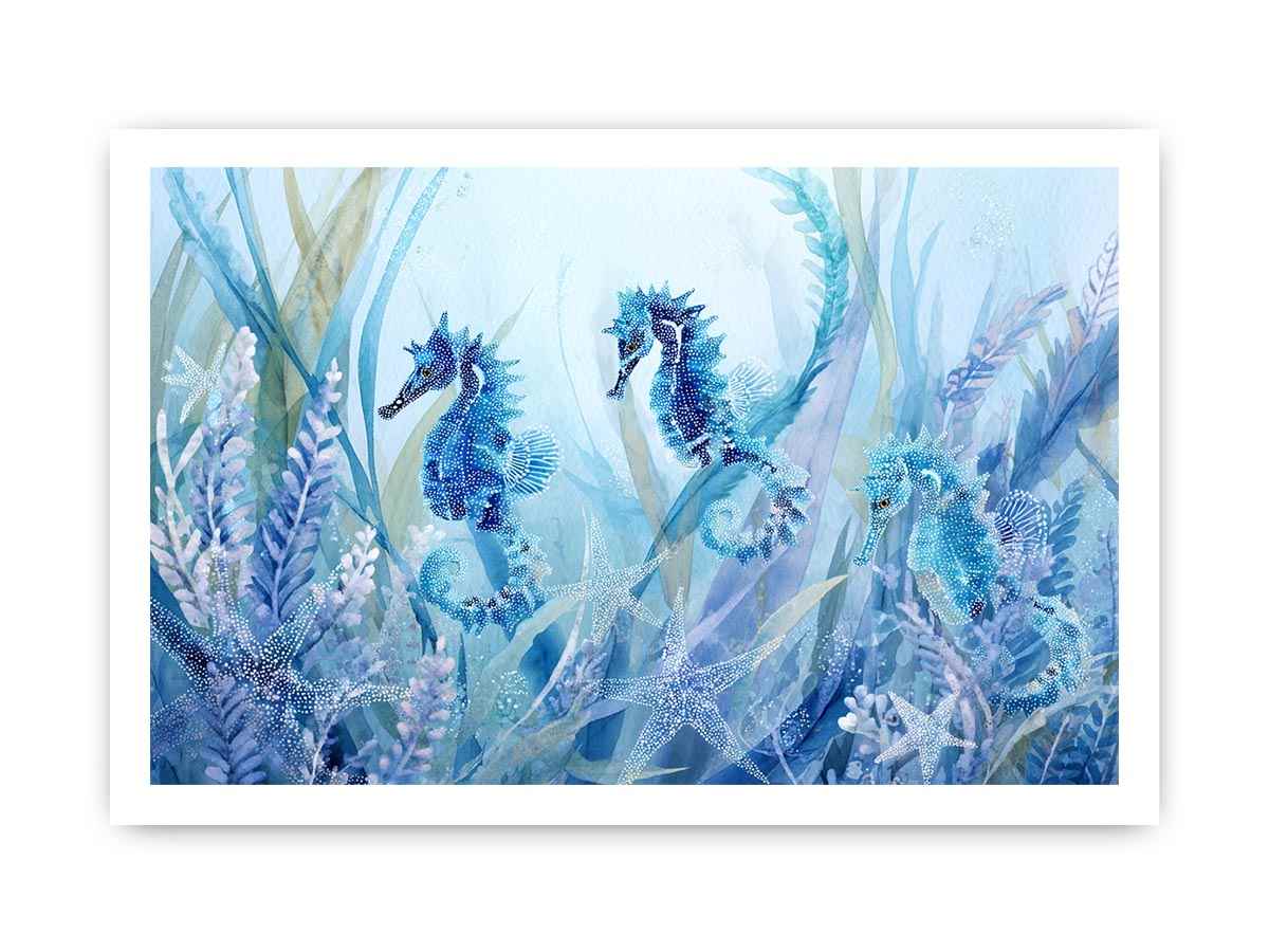 Seahorses Painting