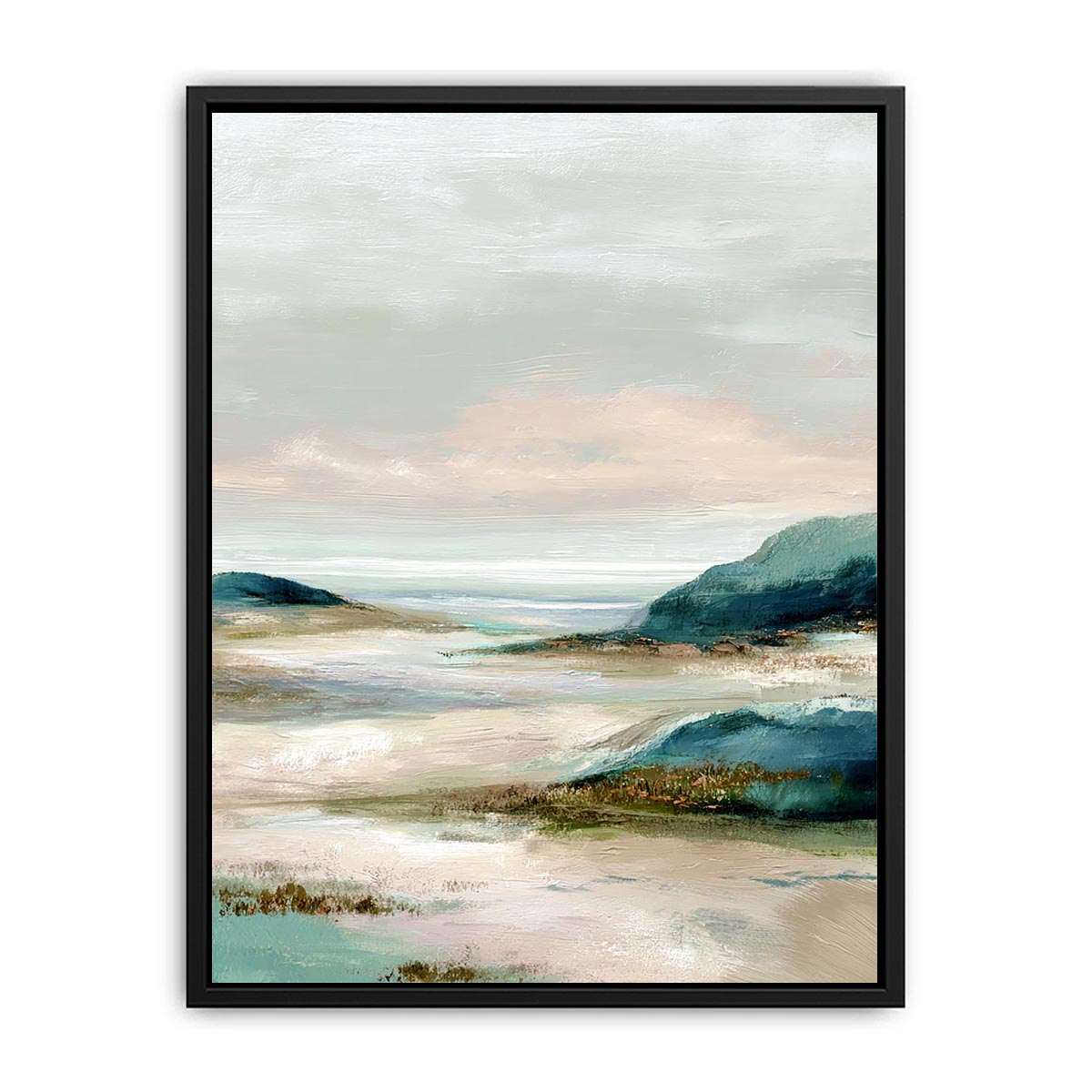 Saltlight Dreams  Abstract beach Painting