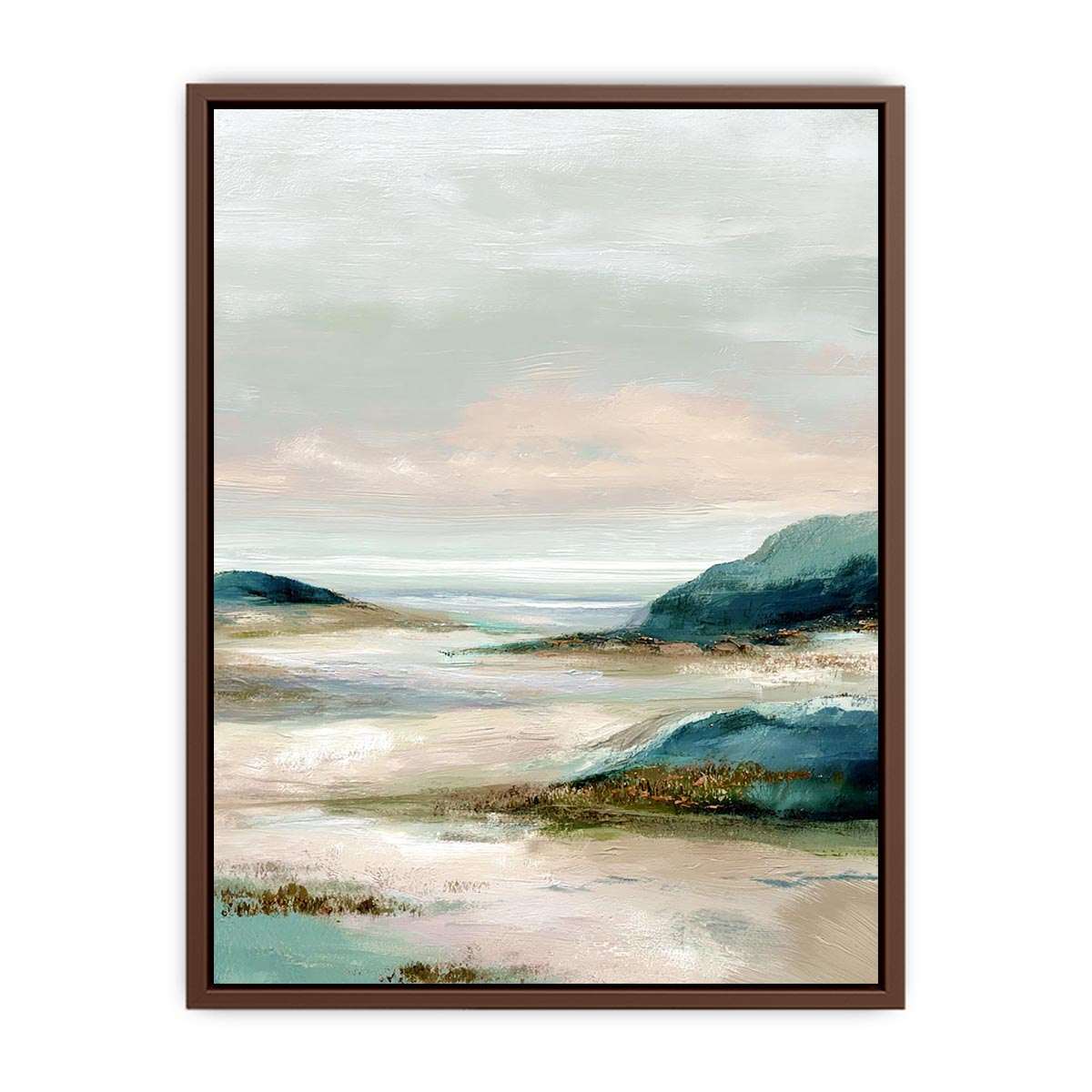 Saltlight Dreams  Abstract beach Painting  Art Print