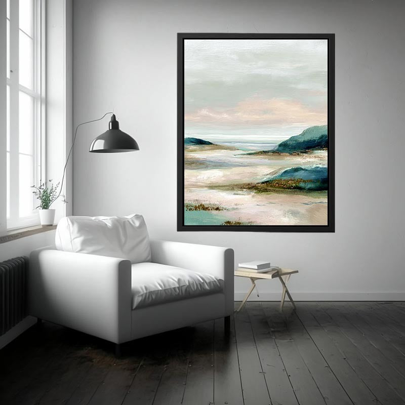 Saltlight Dreams  Abstract beach Painting
