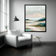 Saltlight Dreams  Abstract beach Painting