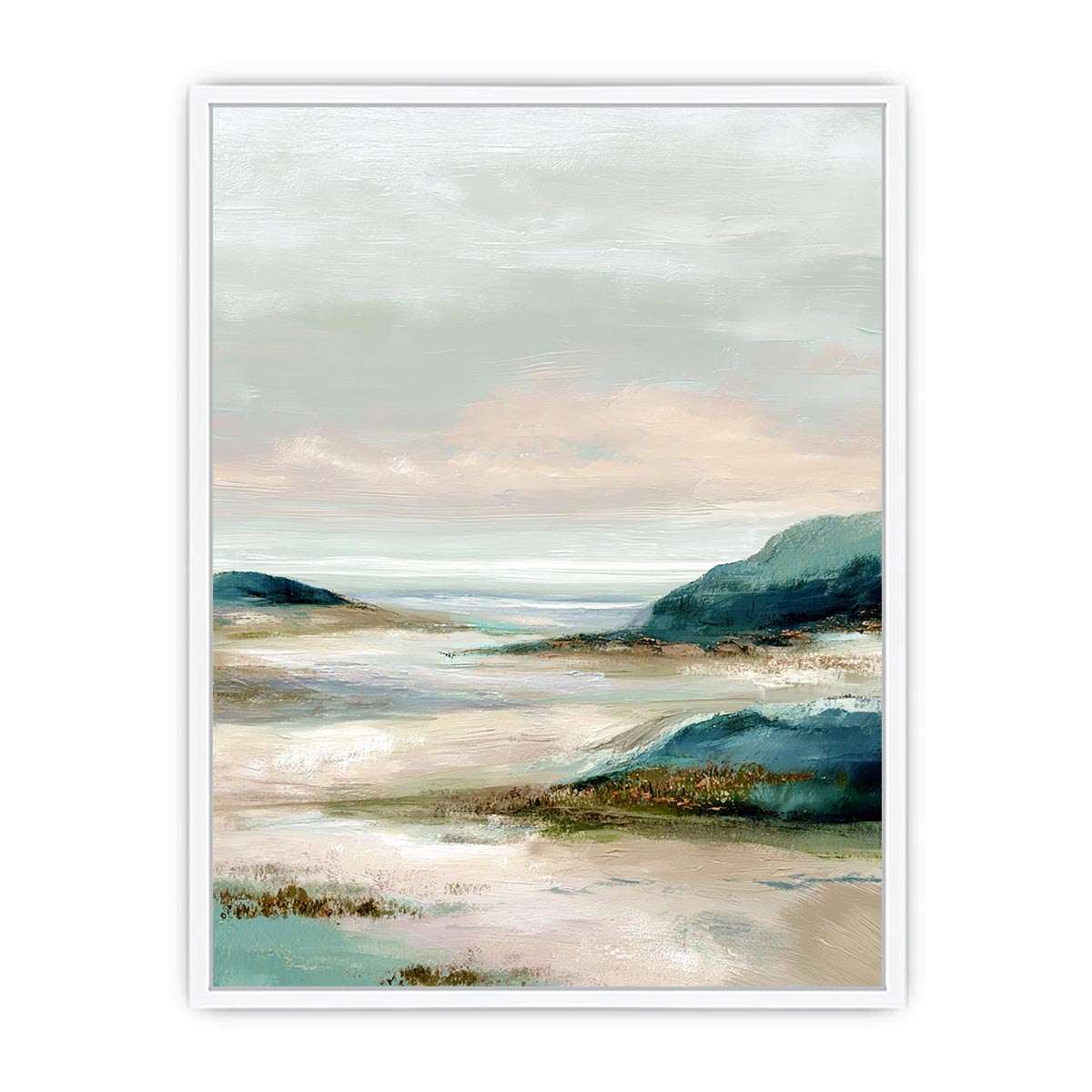 Saltlight Dreams  Abstract beach Painting   canvas print