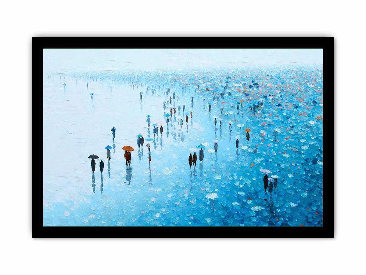 Souls by the Sea Abstract Souls  Painting