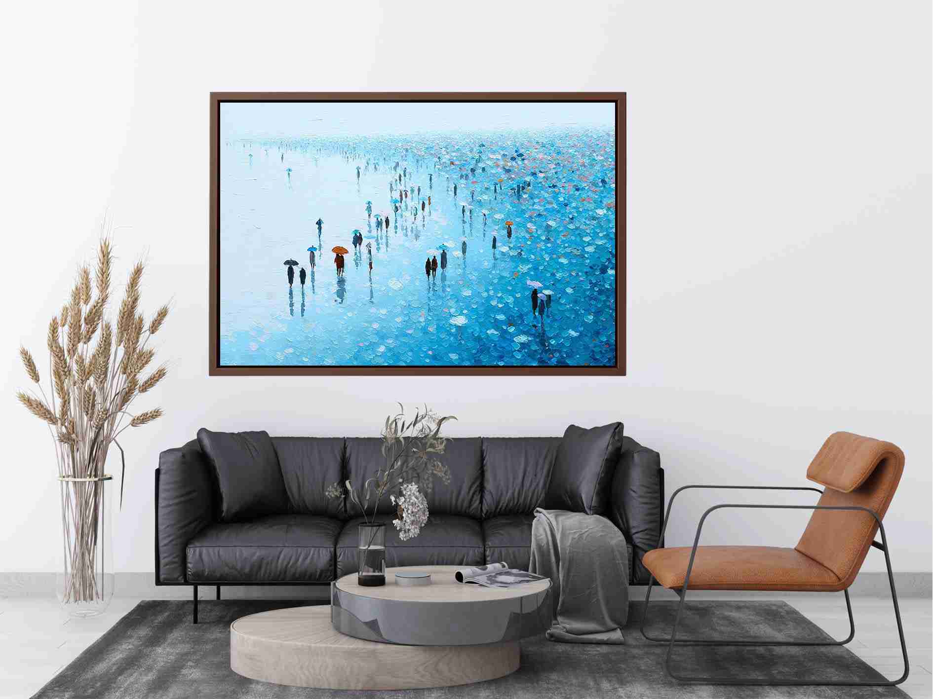 Souls by the Sea Abstract Souls  Painting