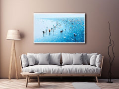 Souls by the Sea Abstract Souls  Painting