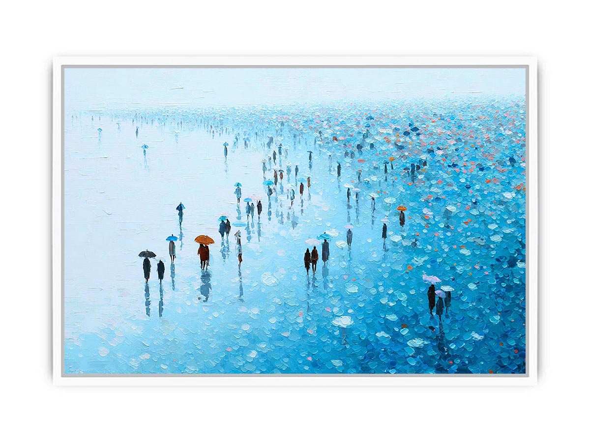 Souls by the Sea Abstract Souls  Painting   canvas print