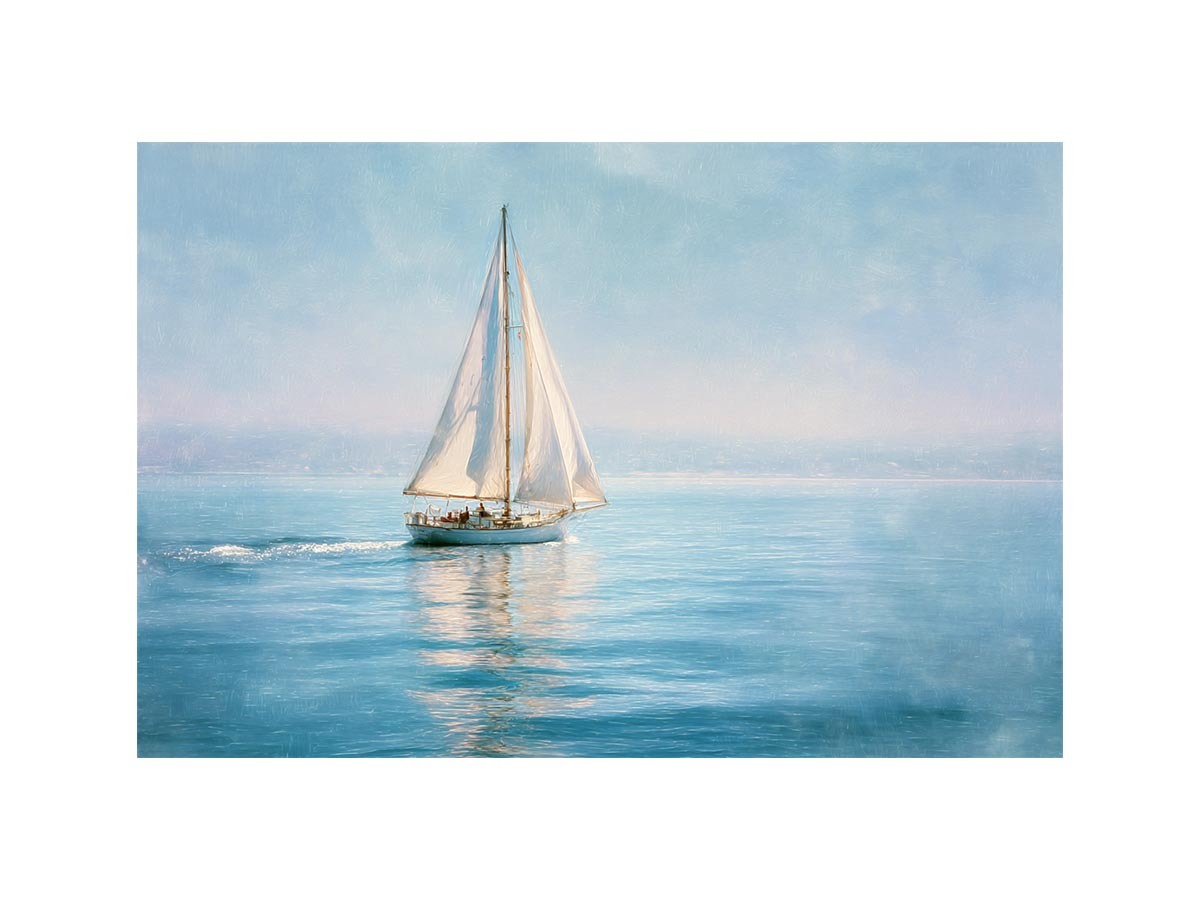 Sailboat In the sea painting