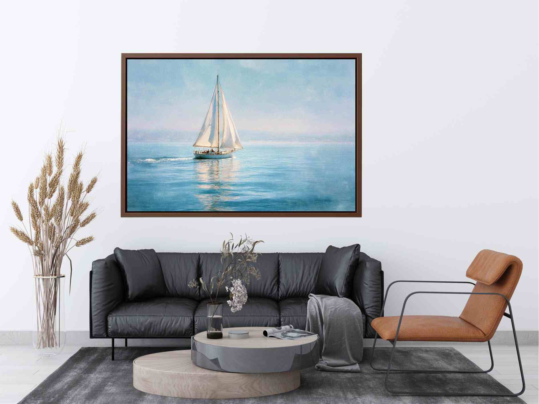 Sailboat In the sea painting