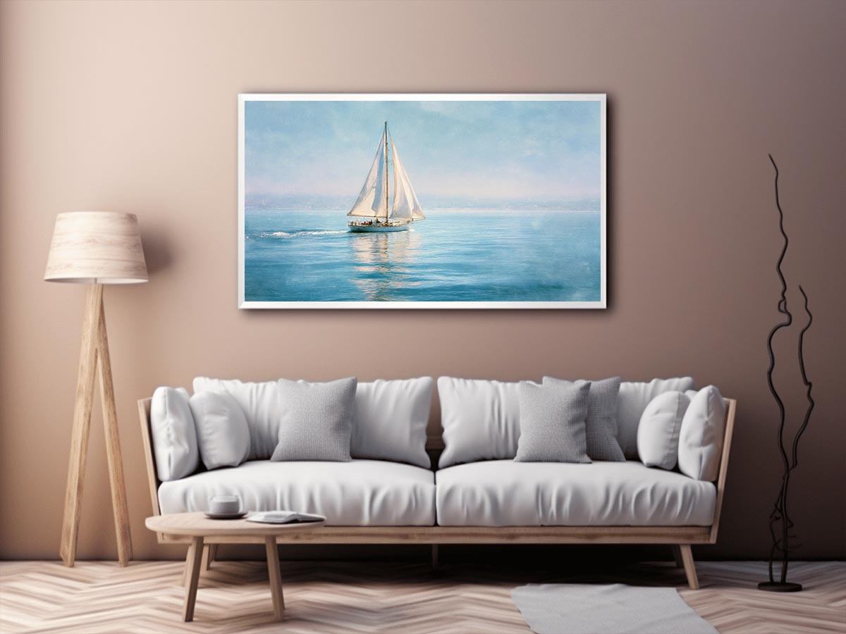 Sailboat In the sea painting