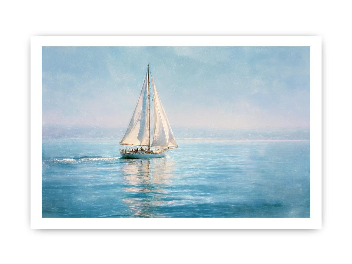 Sailboat In the sea painting