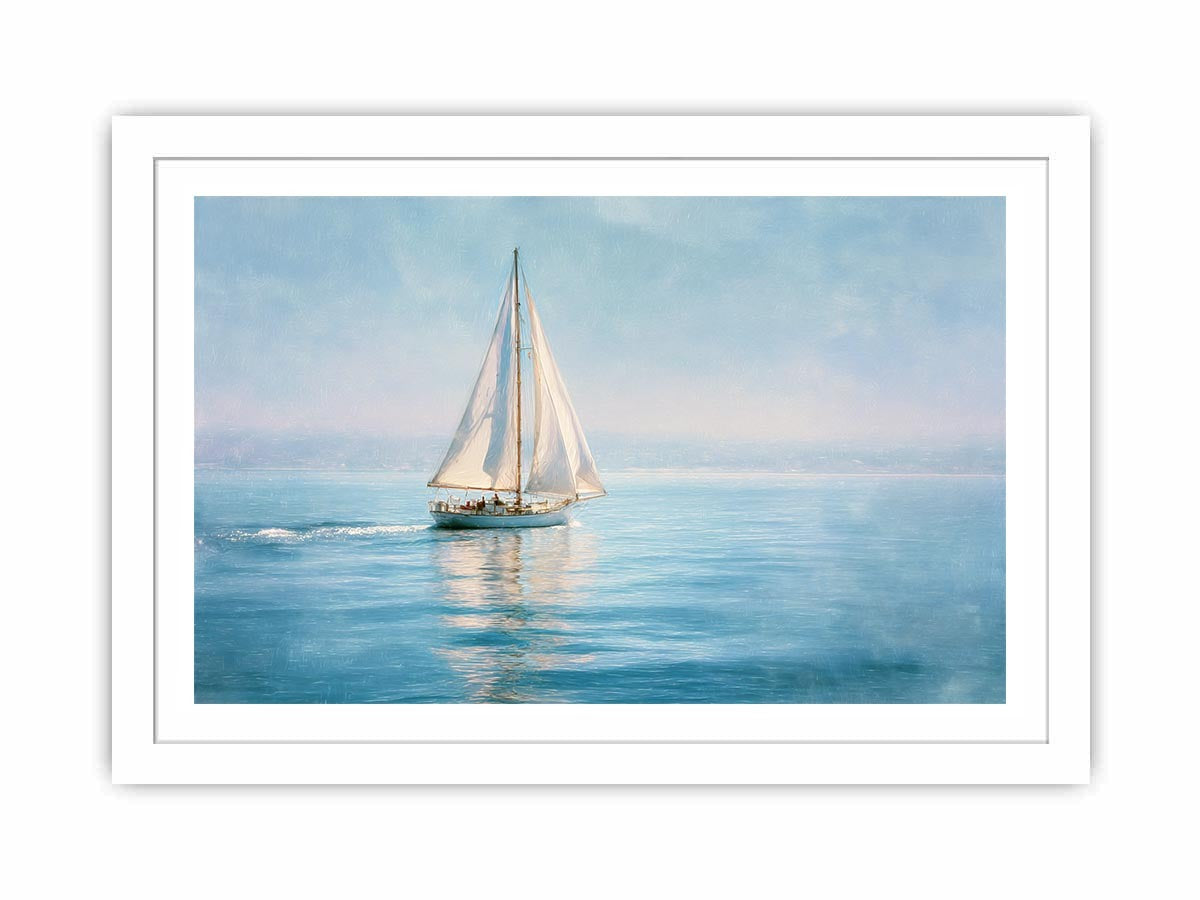Sailboat In the sea painting  Painting