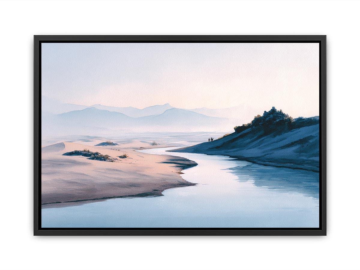 Whispers of Minimalist Abstract beach Painting