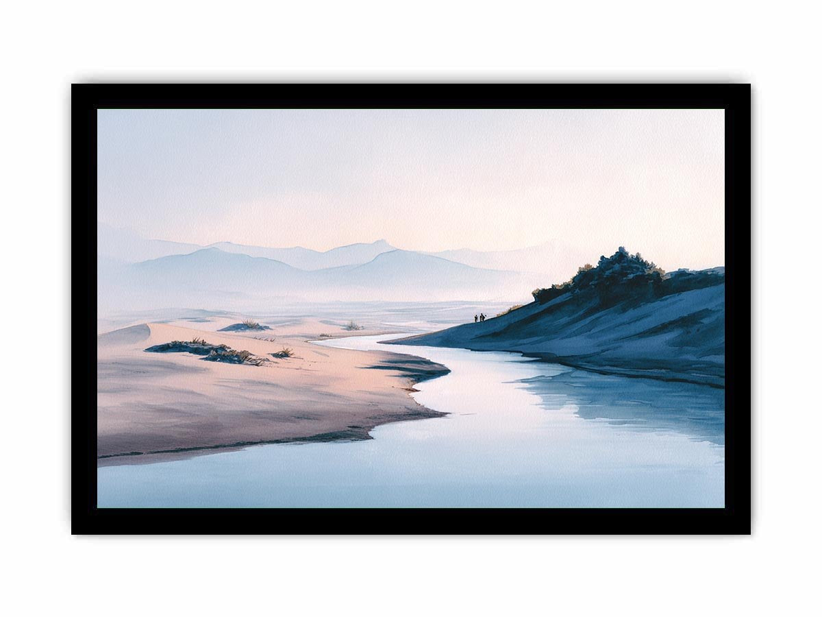 Whispers of Minimalist Abstract beach Painting