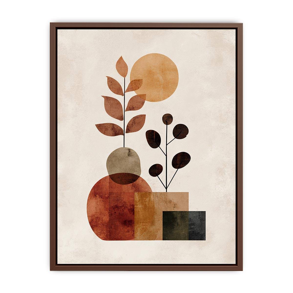 Japandi Plants Painting  Art Print