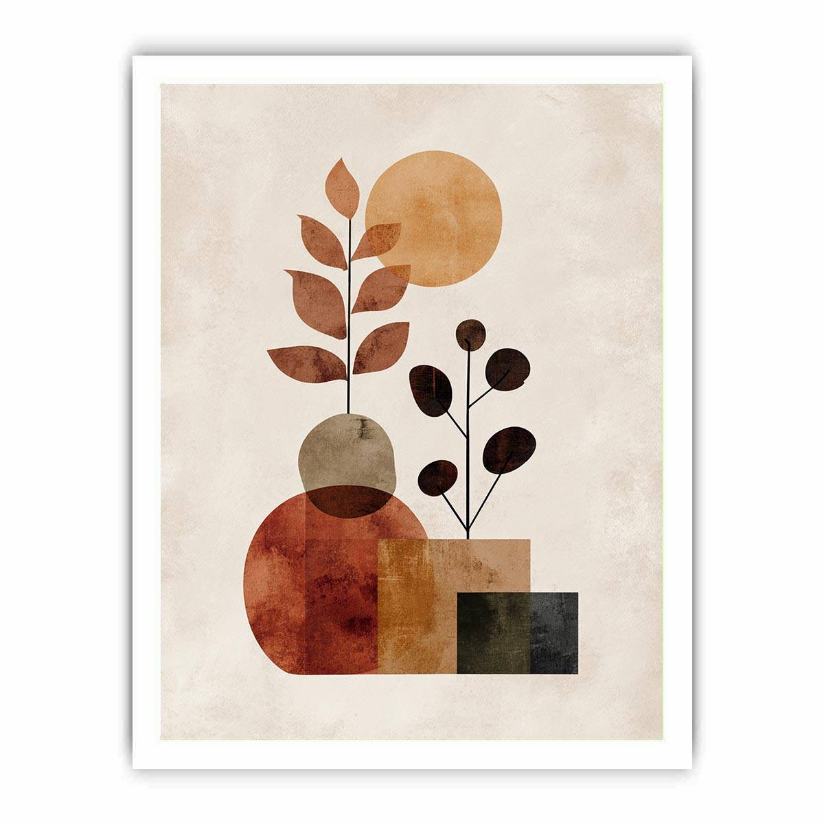 Japandi Plants Painting