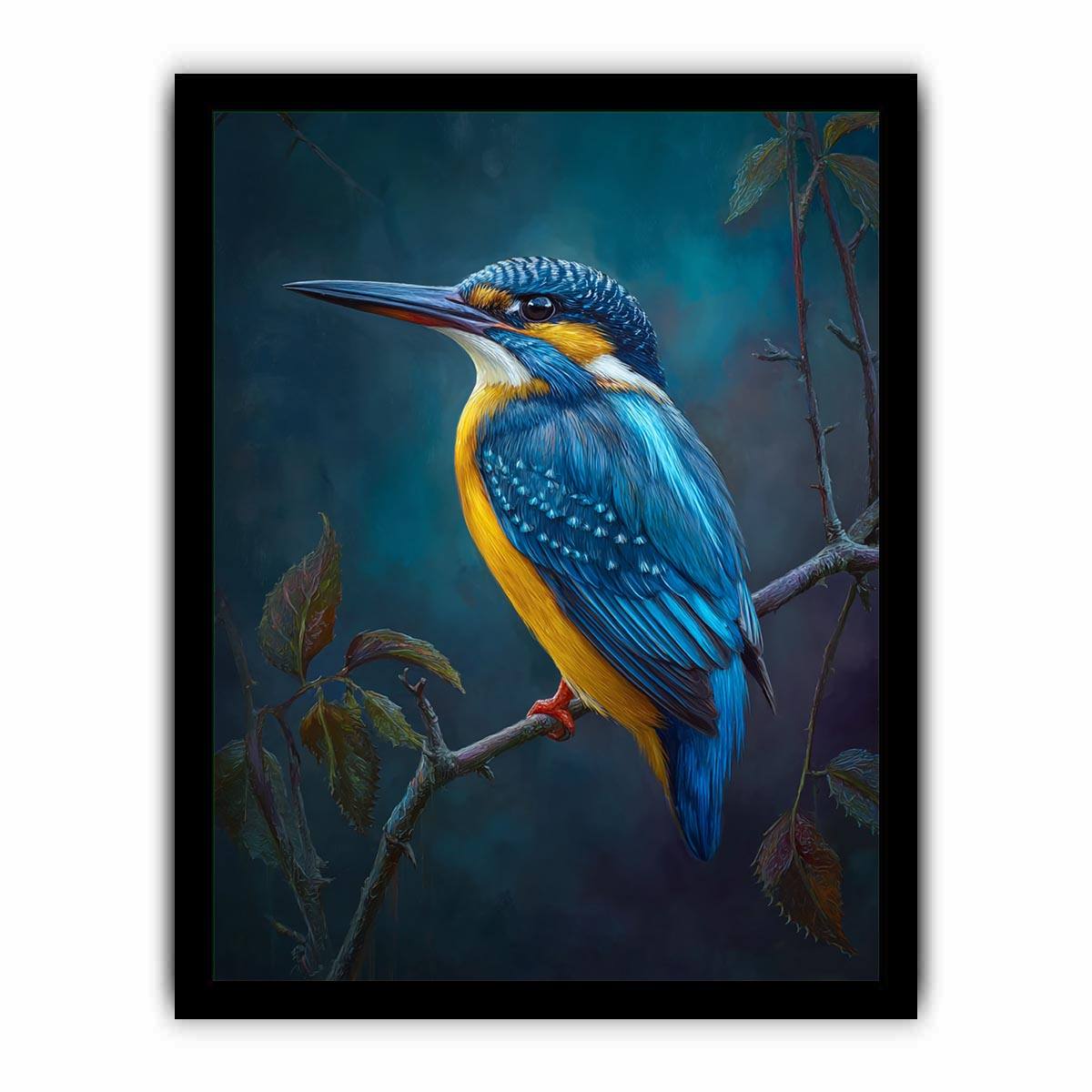 Kingfisher Bird painting